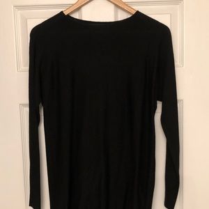 Black cashmere sweater